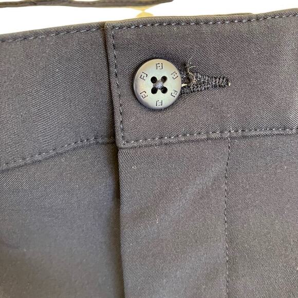 Footjoy Mens Sz 32x32 Flat Front Chino Pants Golf Performance Navy Quick Dry - Picture 6 of 16